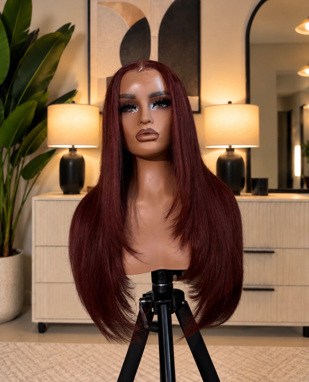 Layered Copper Wig