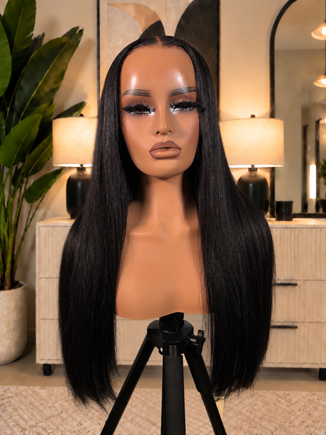 Yaki Straight Wig (Lace Closure)